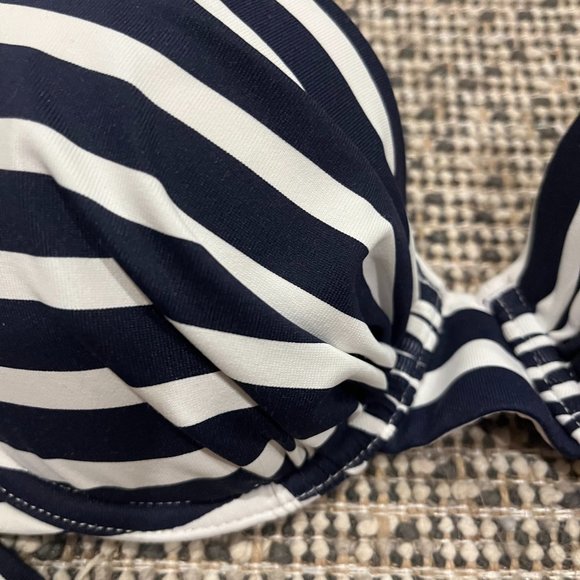 Tommy Bahama Breton Stripe Bikini Swim Top - Picture 4 of 5